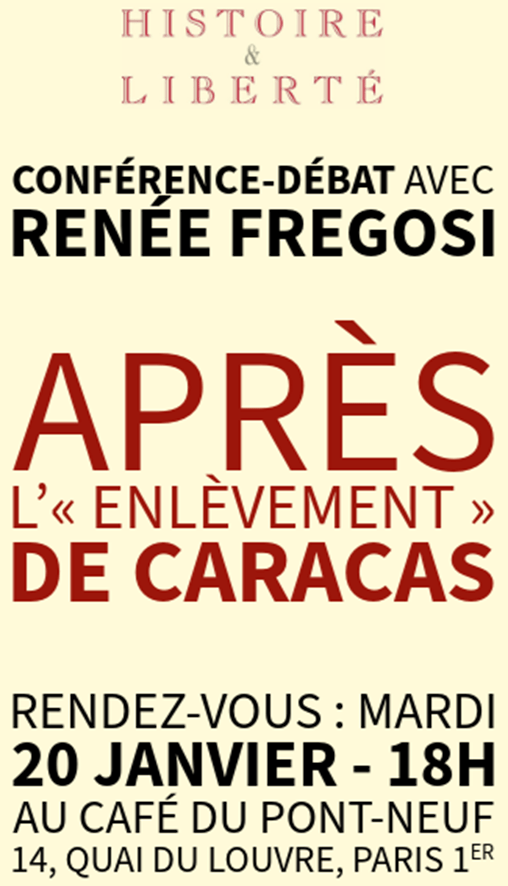 Conférence-débat : après l’« enlèvement » de&nbsp;Caracas